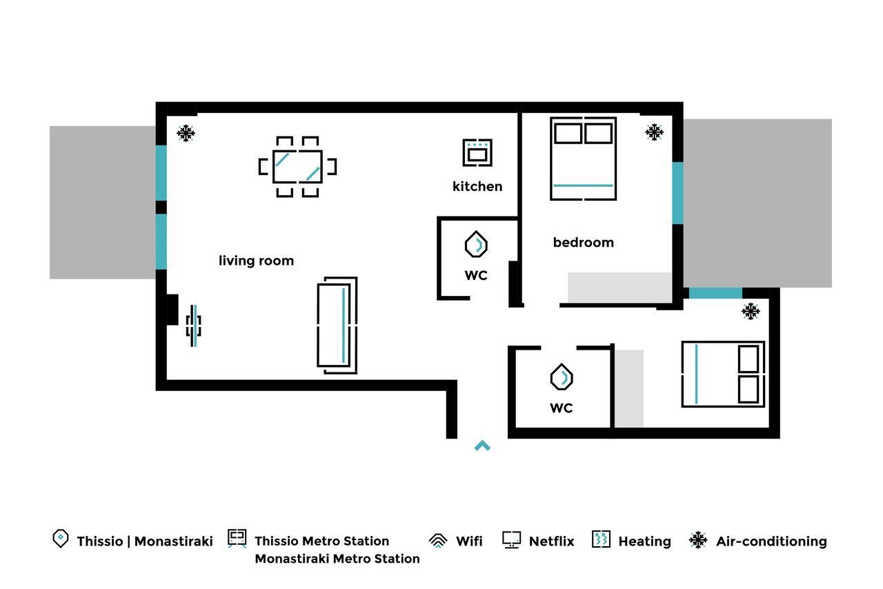 Stylish And Spacious 2bd - Thiseio By Upstreet * Athens